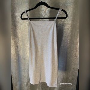Silver Mini Dress